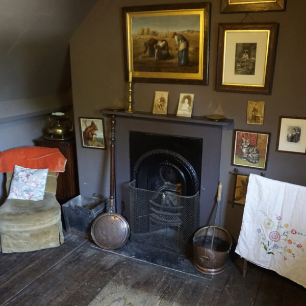Emma's sitting room in the attic