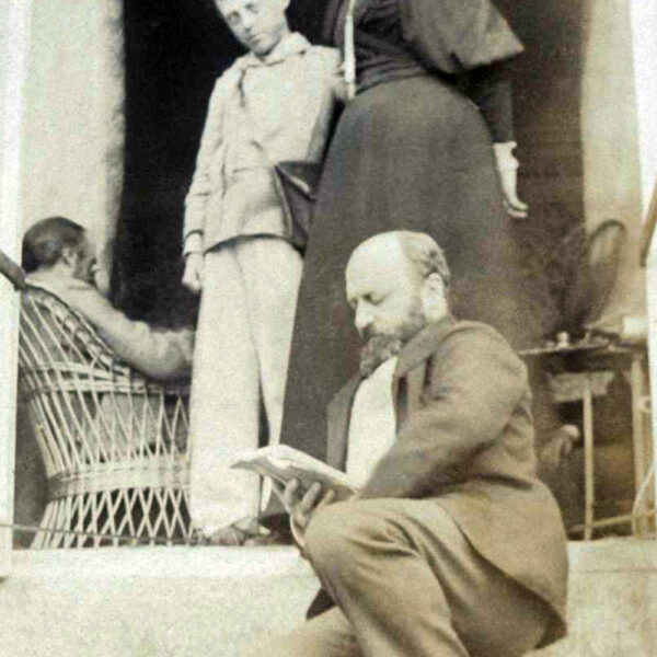 Julia Stephen with Adrian and Henry James