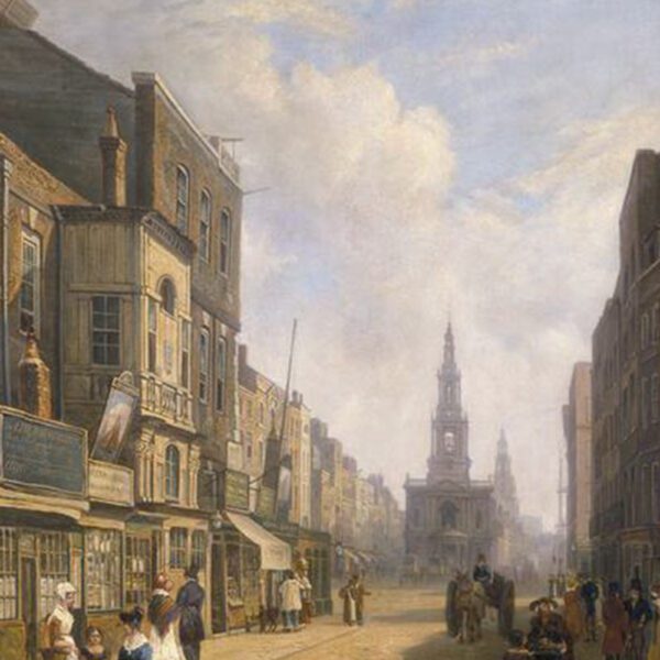 The Strand Looking Eastwards, Caleb Stanley, 1824